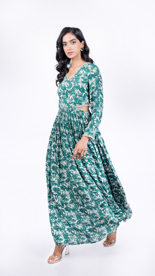 Ixora by Efflorescence: Skirt set
